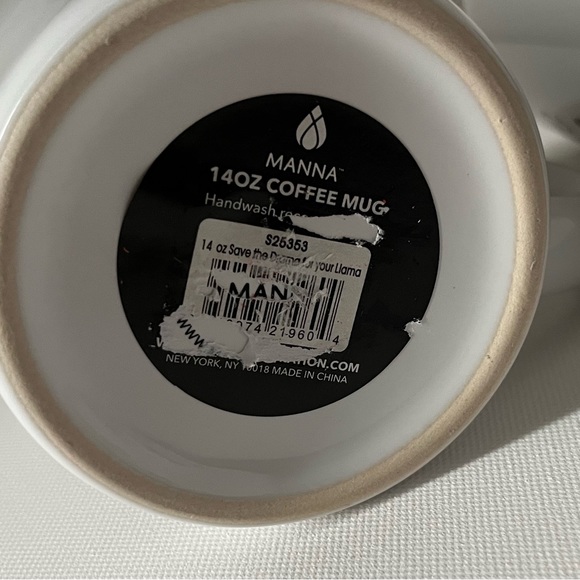 Manna Llama 14oz Coffee Cup NEW - Picture 6 of 9